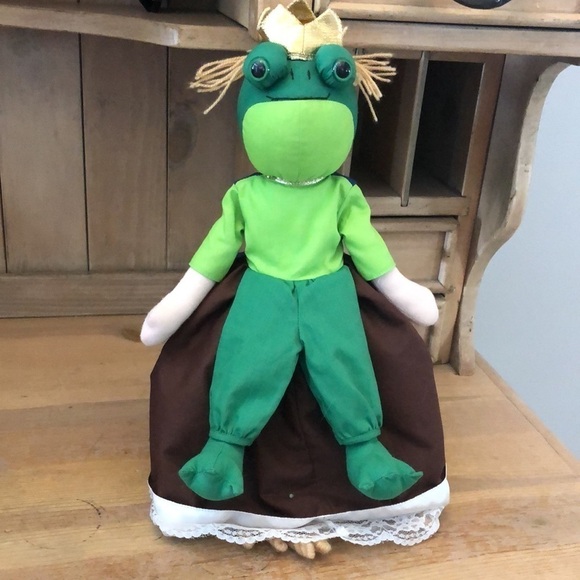 Frog Prince Princess Reversible Puppet 3-in-1 Topsy Turvy Fairy Tale Imagination - Picture 4 of 11